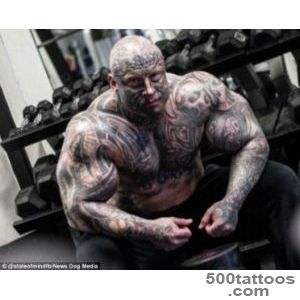 Danish weightlifter Jens Dalsgaard has 40 tattoos and weighs 20 _50