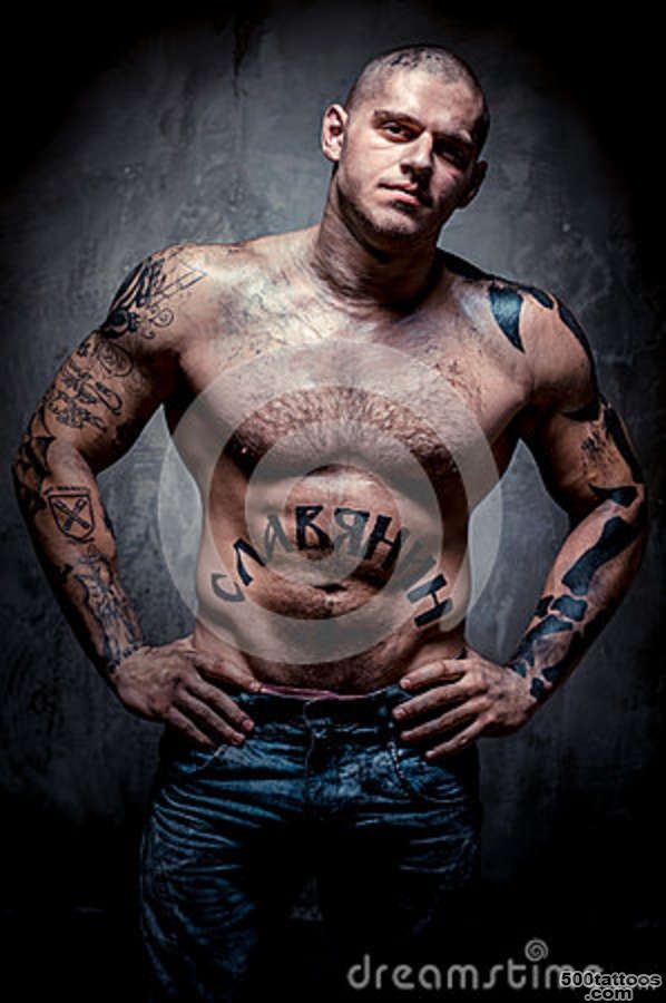 Muscular Young Man With Many Tattoos Stock Photos Image 27659583 ..._45
