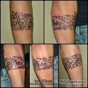 DeviantArt More Like Plynesian tribal bracelet tattoo by bLazeovsKy_31