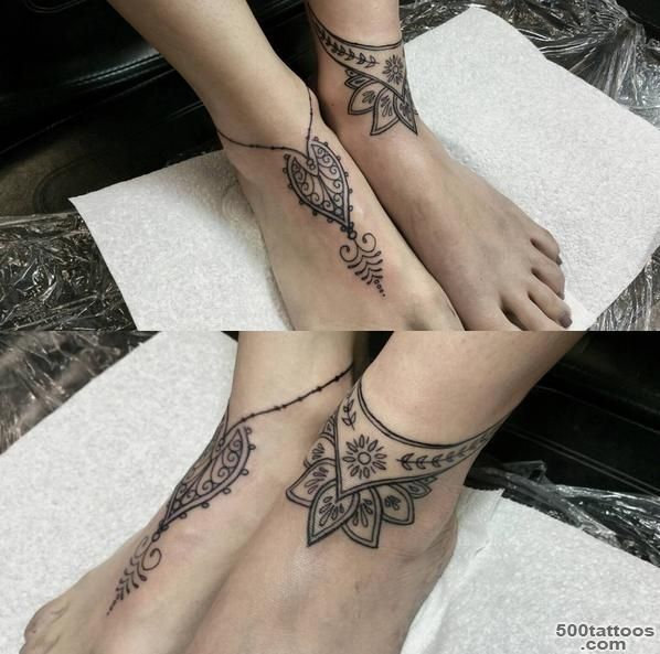 Ankle Bracelet tattoos 8 (598?593)  tatuagens  Pinterest ..._37
