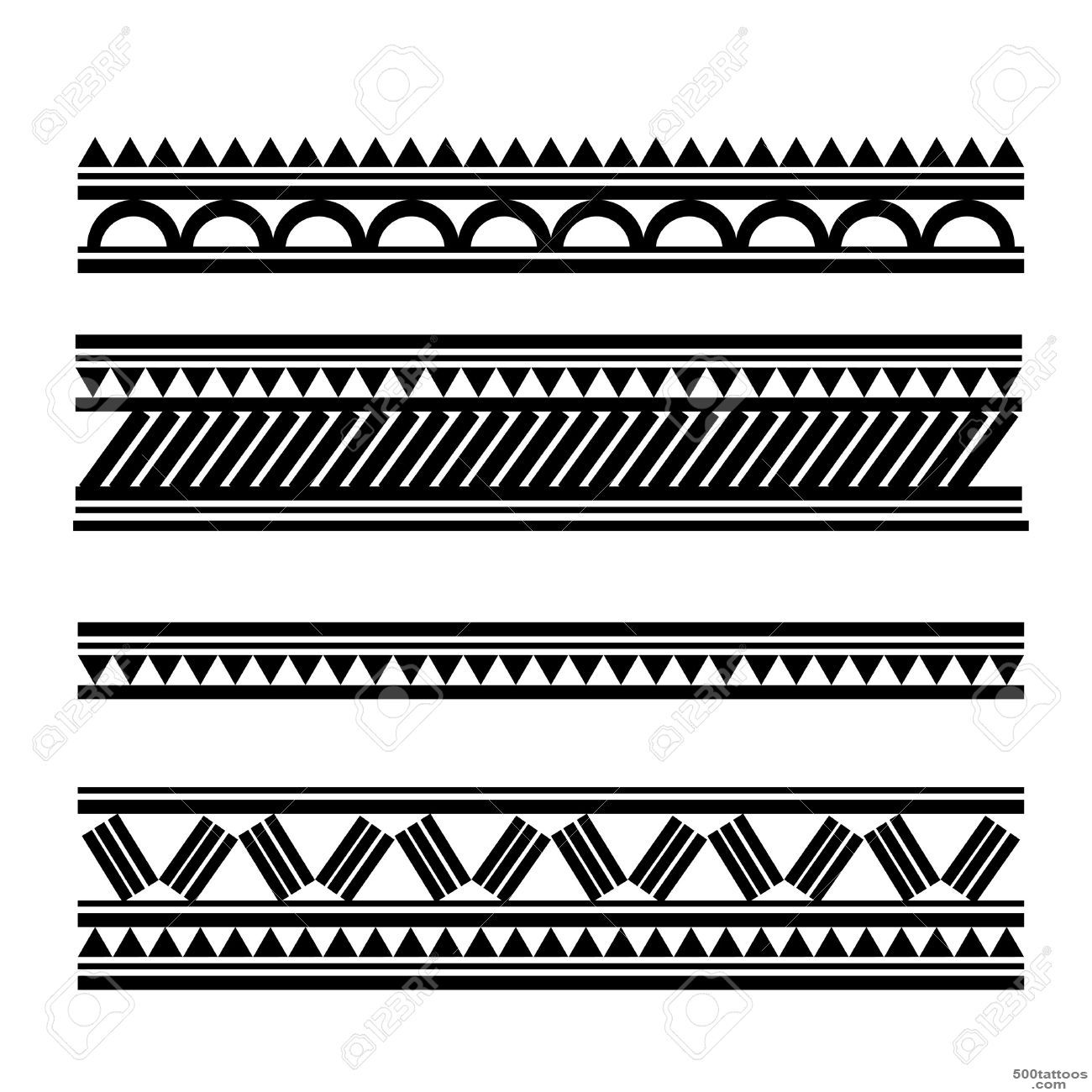 Maori Polynesian Style Tattoo Bracelet Royalty Free Cliparts ..._16