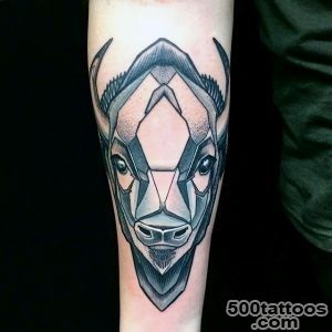 Buffalo tattoo design, idea, image