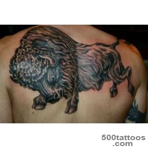 Animal Tattoos » Buffalo Tattoo_4