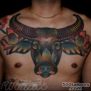 Healed Buffalo Tattoo  RAYMOND WALLACE TATTOOING_1