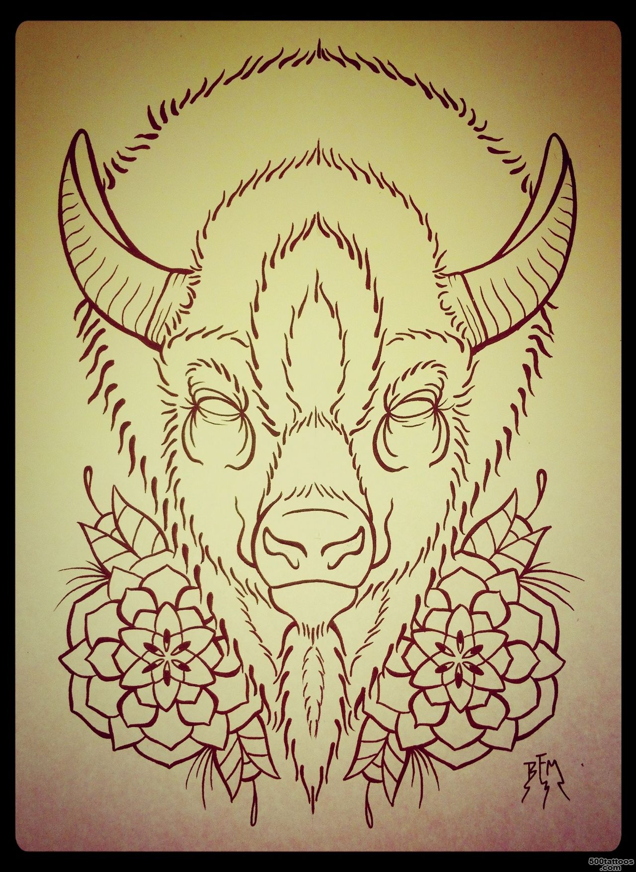 buffalo tattoos  Tumblr_17