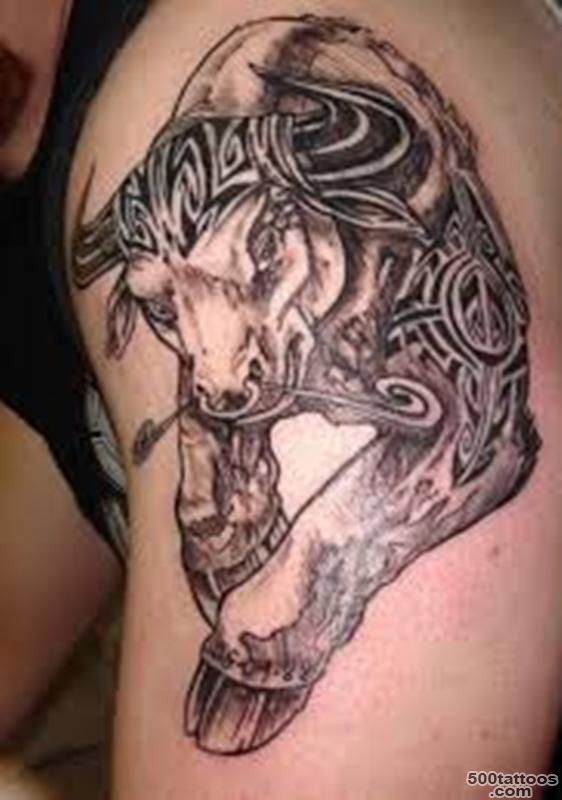 tattoo big Buffalo on the shoulder_15