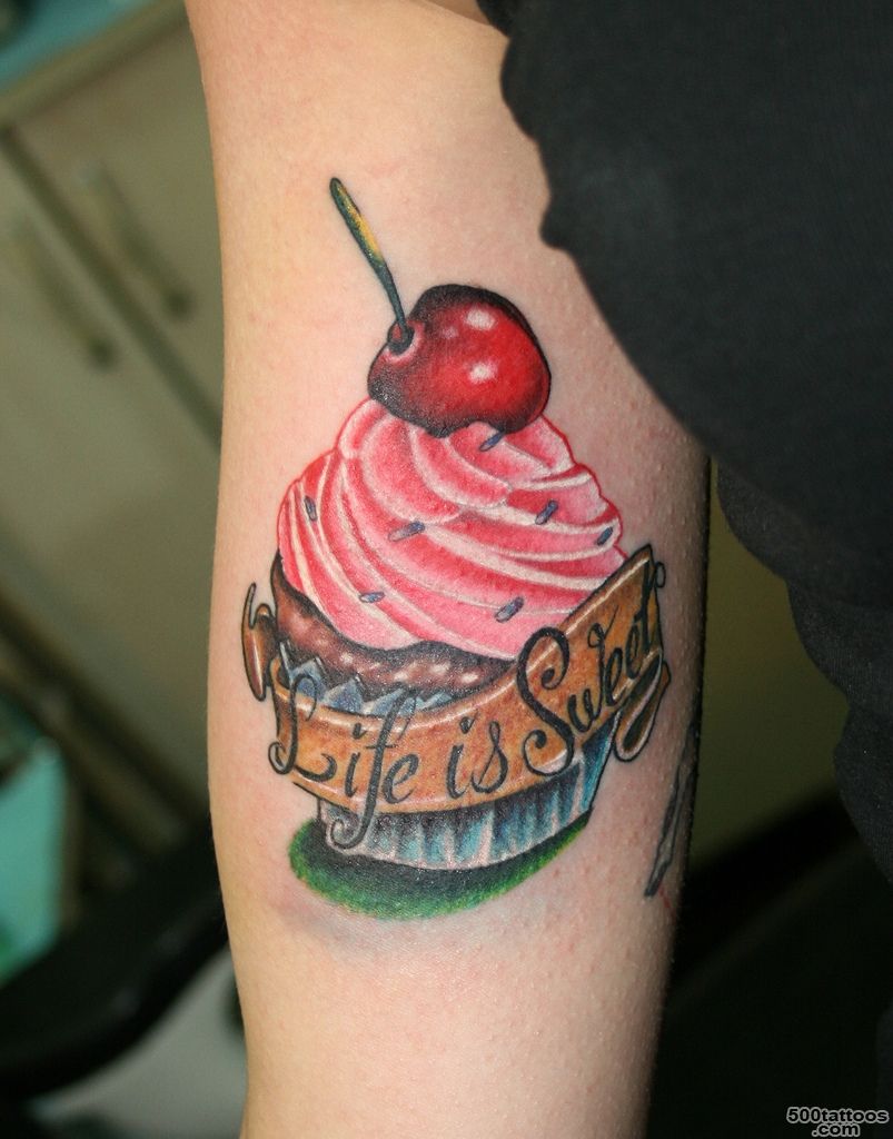 Cake Tattoos, Designs And Ideas  Page 6_27