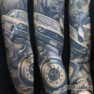 70 Car Tattoos For Men   Cool Automotive Design Ideas_3