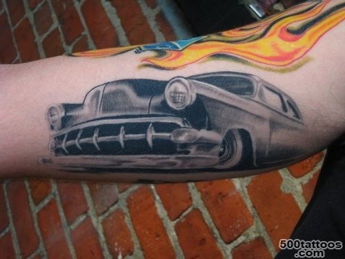 Best and Inspirational Car Tattoos Designs  Tattoo Design Ideas_46