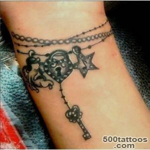 Charm Bracelet tattoos Best Designs Collection_34
