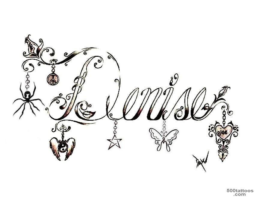 Denise Tattoo Design (with charms) by Denise A. Wells  Flickr_11