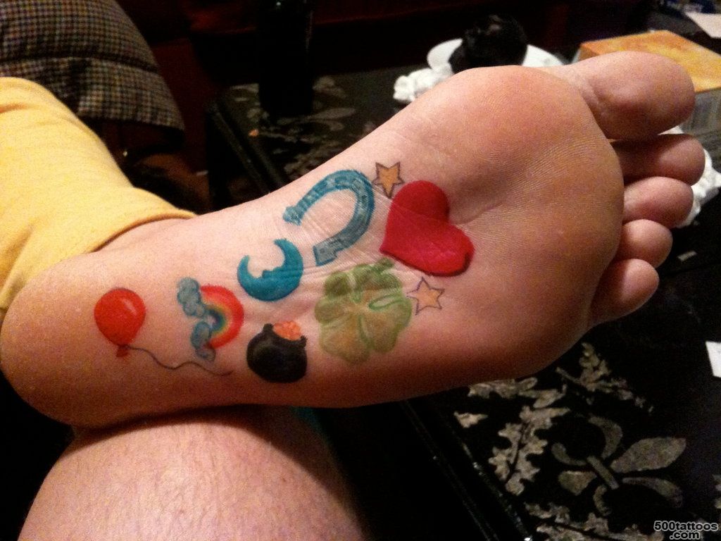 Lucky charms foot tattoo by eddiesnacks on DeviantArt_10