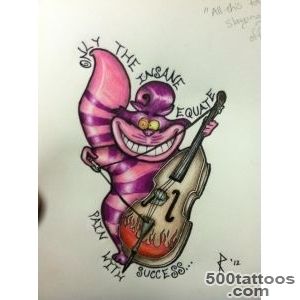 Cheshire tattoo design, idea, image