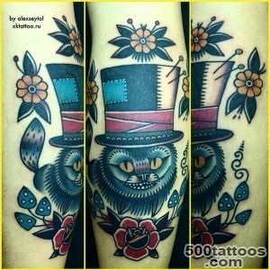22 Awesome Cheshire Cat Tattoos   Catster_19