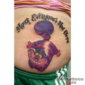 55+ Awesome Cheshire Cat Tattoos_21