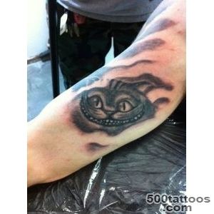 55+ Awesome Cheshire Cat Tattoos_22