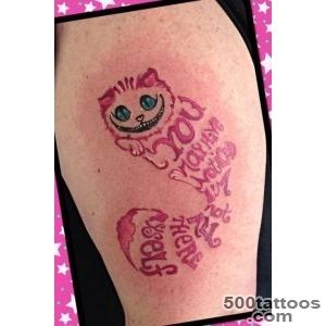 cheshire cat tattoo change face to original disney face  Tattoos _24