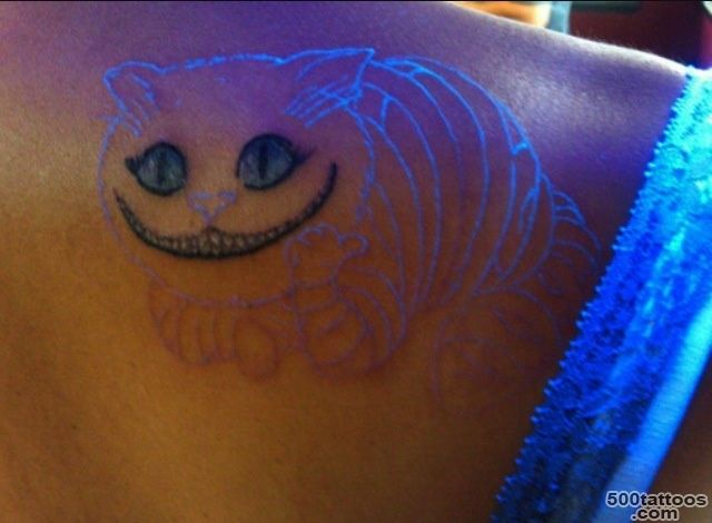 11+ Cheshire Cat Back Shoulder Tattoos_42
