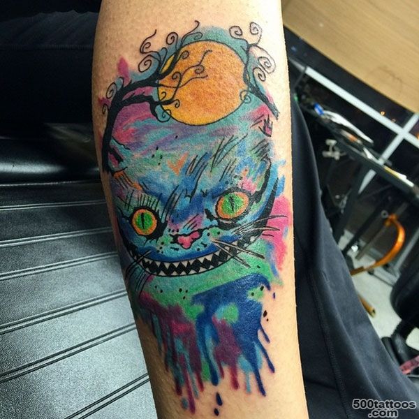 22 Awesome Cheshire Cat Tattoos   Catster_32
