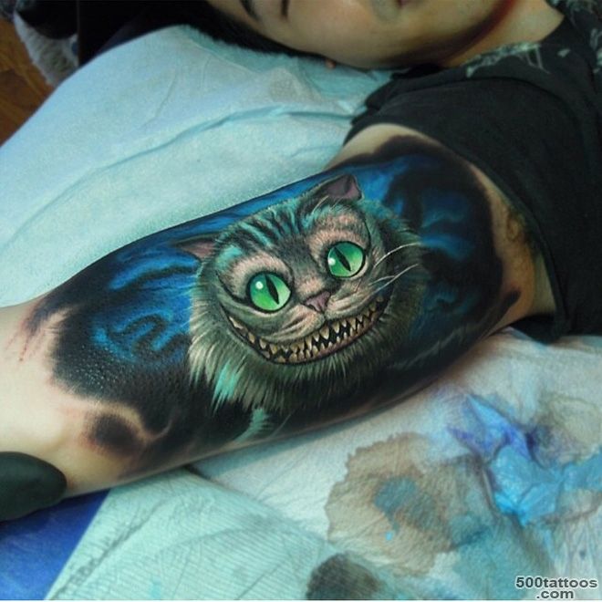 Cheshire Cat Tattoo  Best tattoo ideas amp designs_13
