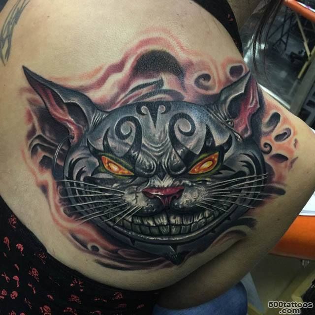 Evil Cheshire Cat Tattoo  Best Tattoo Ideas Gallery_18