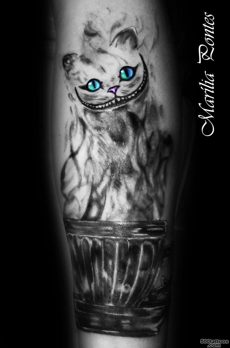this is the Cheshire cat tattoo I want!1  Tattoosart  Pinterest ..._36