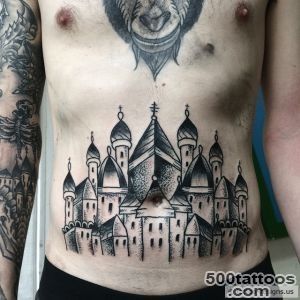 City Tattoo On Belly_18