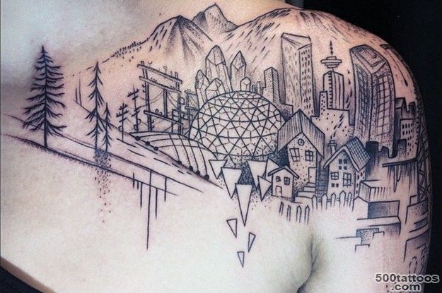 22 Breathtaking City Tattoos That Will Give You Wanderlust_45