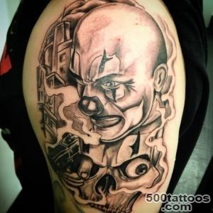 21+ Gangsta Clown Tattoos And Designs_50