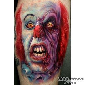 70+ Awesome Clown Tattoos_28