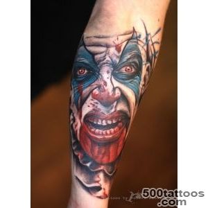 Clown Tattoo by Robert Witczuk  colour tattoos  Pinterest _37