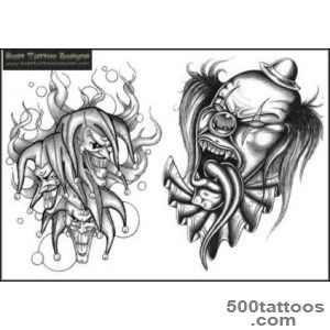 Clown Tattoos, Designs And Ideas  Page 13_14