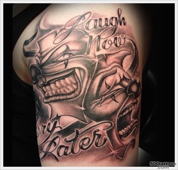 33 Cool and Amazing Clown Tattoo Designs_4