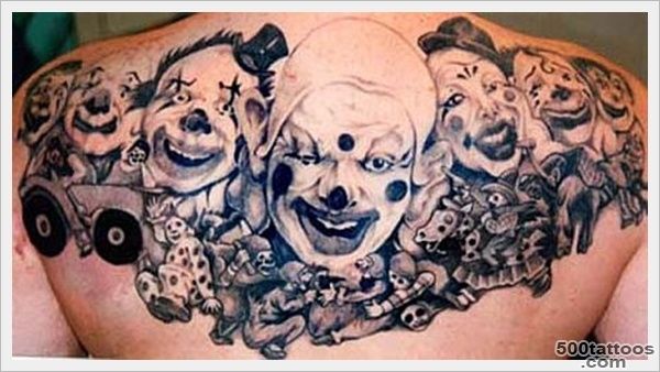 33 Cool and Amazing Clown Tattoo Designs_6