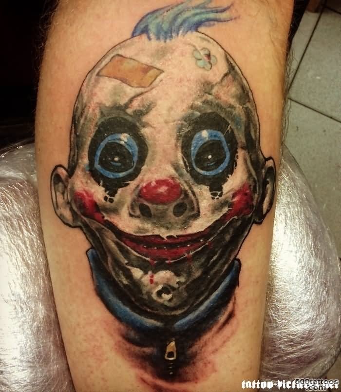 70+ Awesome Clown Tattoos_23