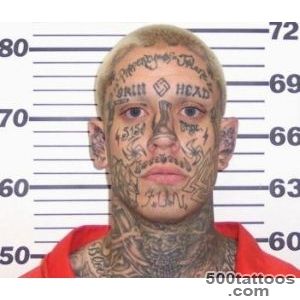 face #tattoo criminal  Crazy shit  Pinterest  Face Tattoos _17