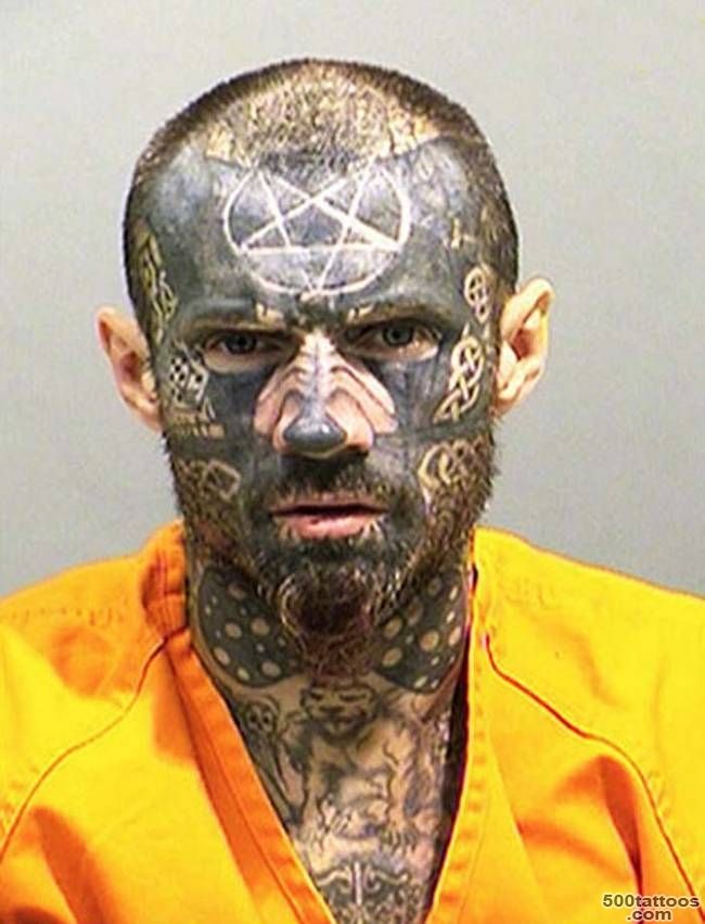21 Mugshot Tattoos That Will Creep You The Heck Out, Especially #11_26