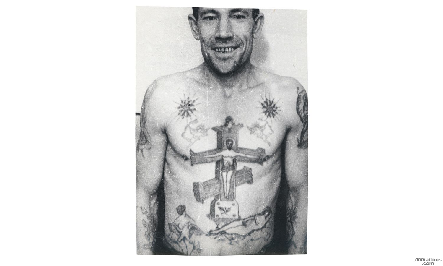 The Tattoos Of Old School Russian Criminals. Crazy Stuff ..._36