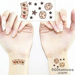 Online Buy Wholesale dice tattoos from China dice tattoos _42