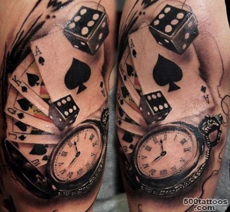 75 Dice Tattoos For Men   The Gambler#39s Paradise Of Life_2