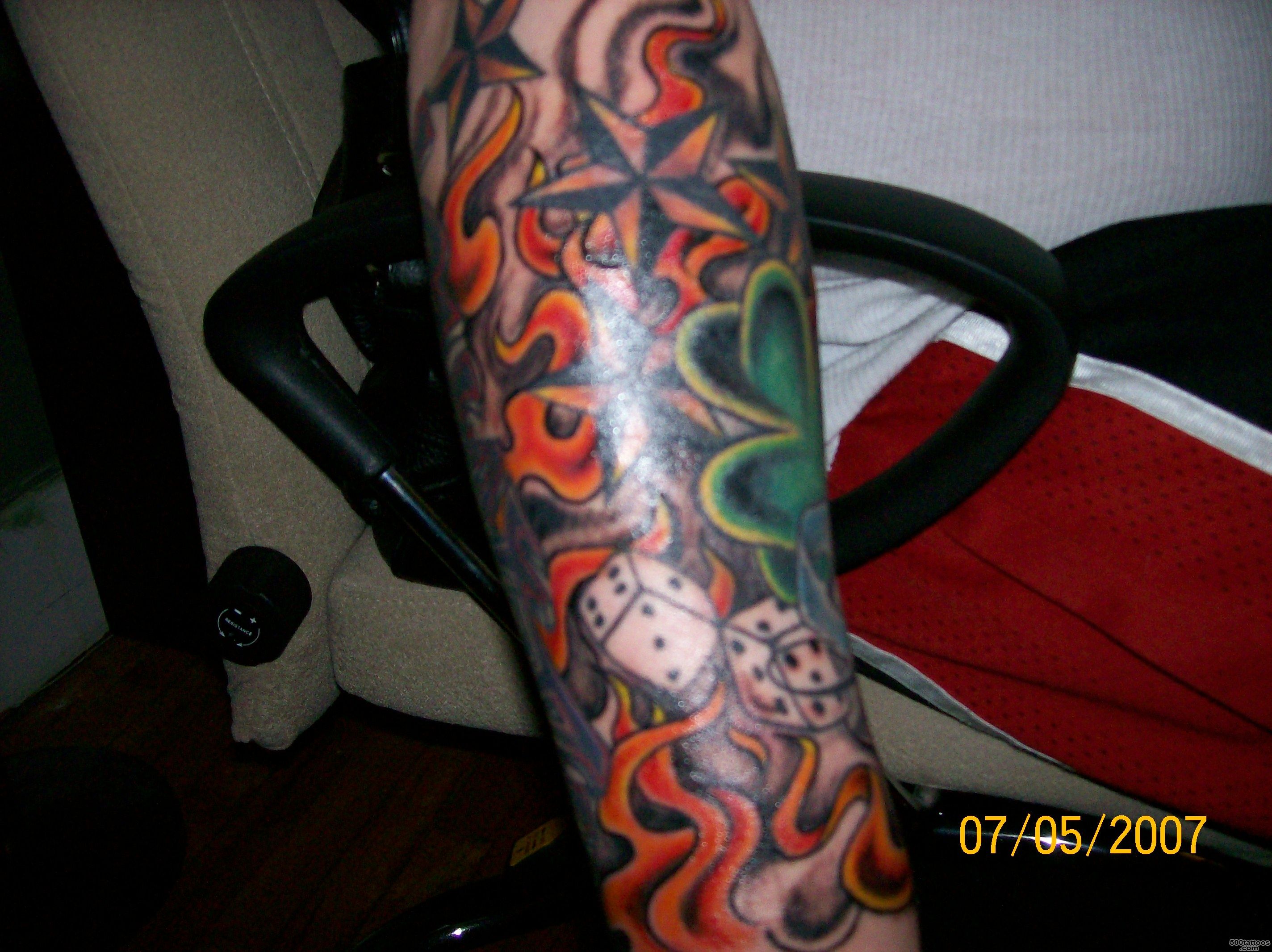 Dice On Fire Tattoo Design  Tattoobite.com_48
