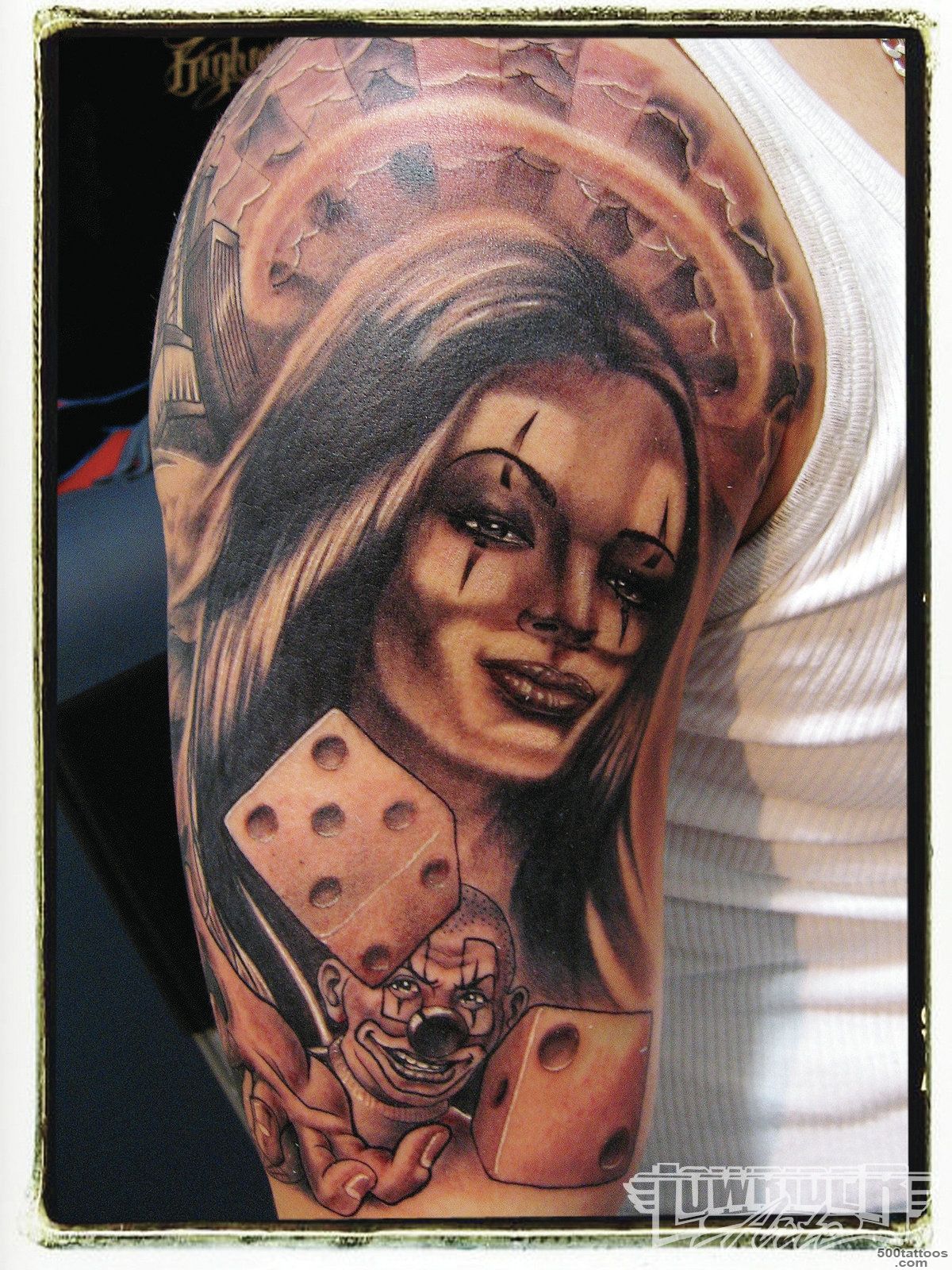 Dice Tattoos, Designs And Ideas  Page 34_43