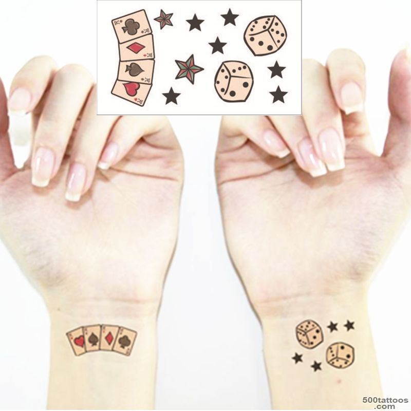 Online Buy Wholesale dice tattoos from China dice tattoos ..._42