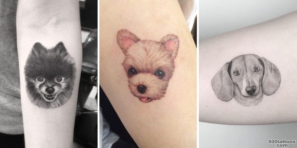 40 Amazing Dog Tattoos For Dog Lovers   TattooBlend_25