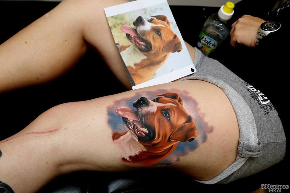 Dog Leg Tattoo  Best tattoo ideas amp designs_48