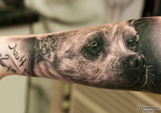 Riveting A Tattoo Of Your Dog Animal Tattoos Design August 2016_37