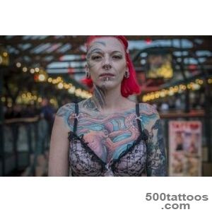 Tattoo fans gathering at International Tattoo Convention in London _22