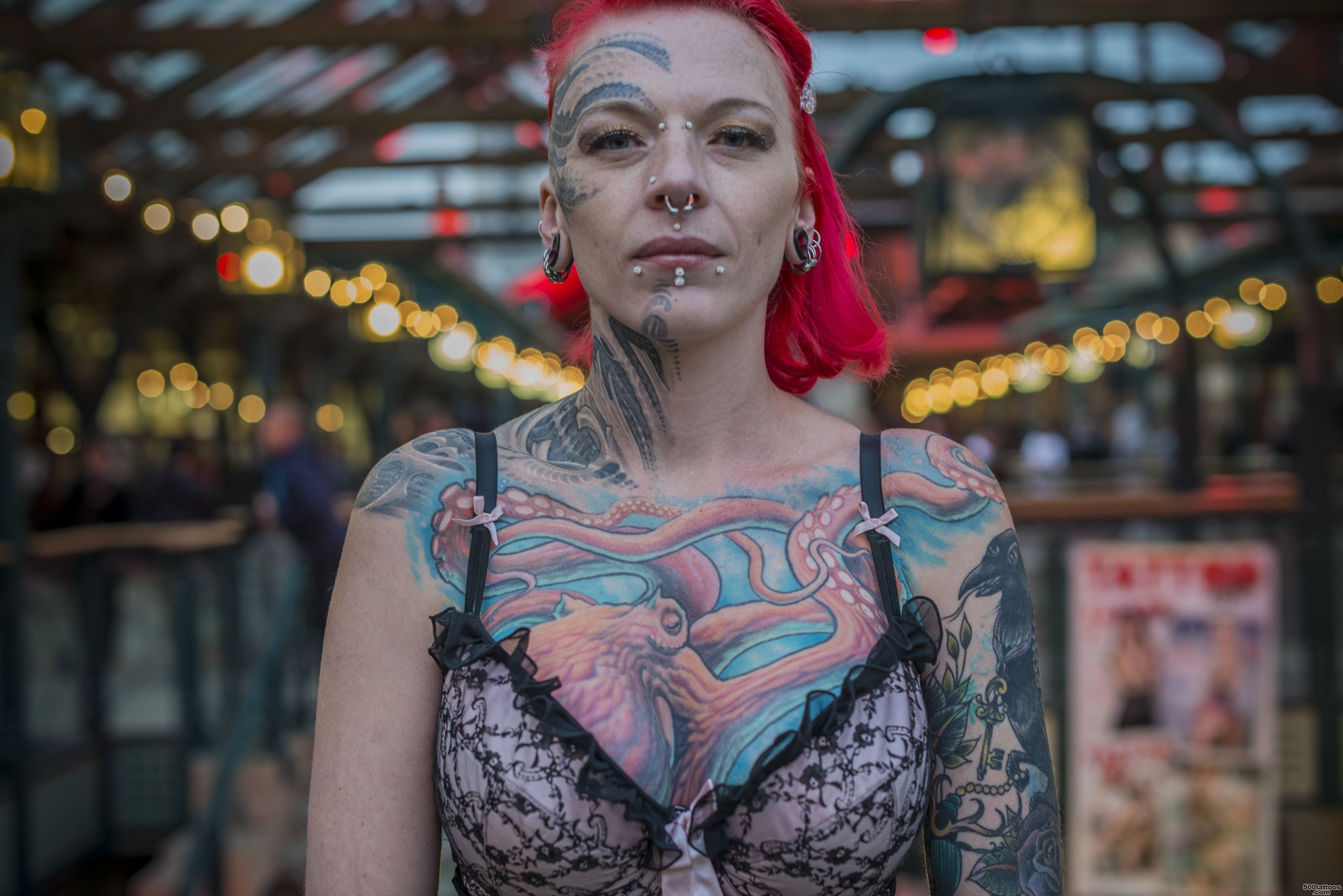 Tattoo fans gathering at International Tattoo Convention in London ..._22