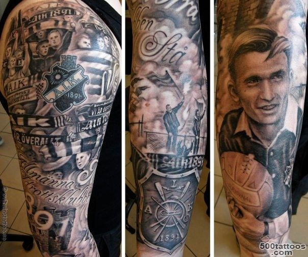 Tattoos of football fans] [ Tatuerovki football VKontakte_33