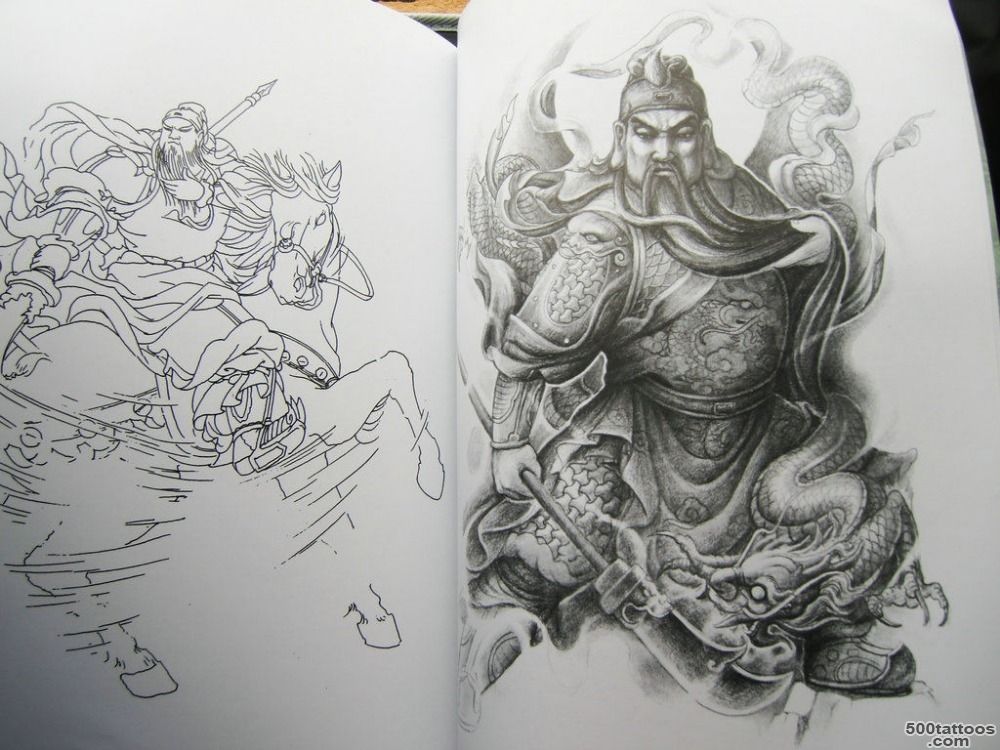 Aliexpress.com  Buy China Tattoo Flash book Traditional figures ..._48